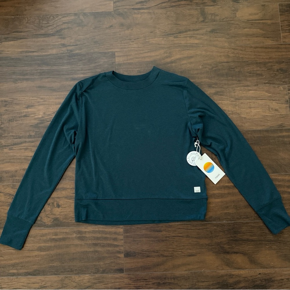 Vuori Long Sleeve Tee - Dark Teal